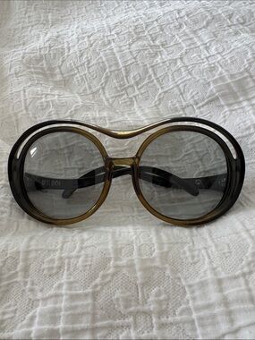 Vintage Miss Dior Oversized Round Sunglasses — Iconic 1970s Collector's Piece